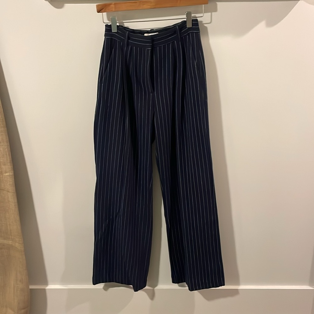 Abercrombie Tailored Brushed Suiting Wide Leg Pant